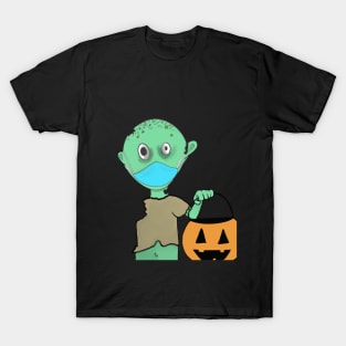 zombie trick or treat covid T-Shirt